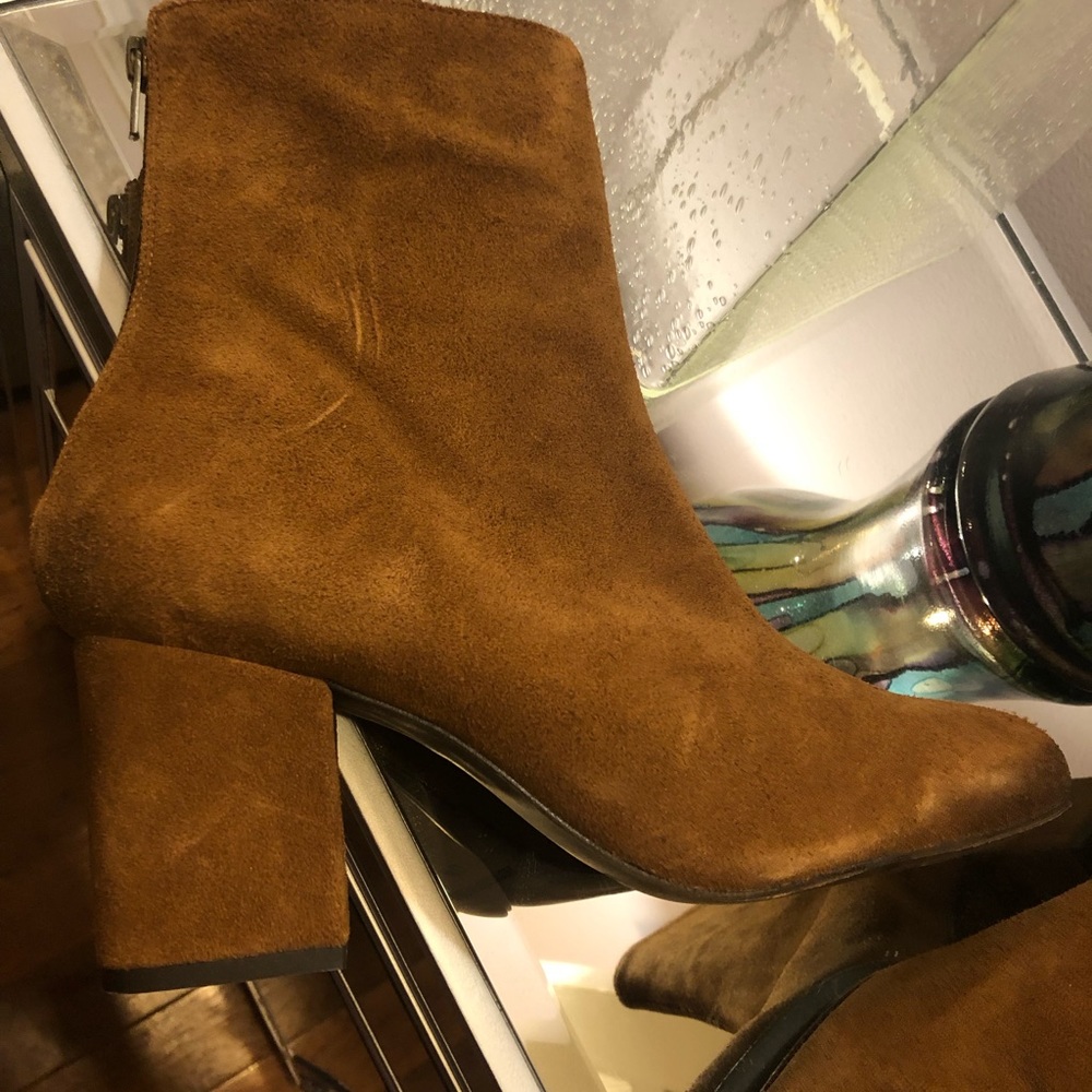 FP Cecile Block Suede boot